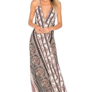 REVOLVE RAGA Enchanted Dream Halter Maxi Dress size Medium